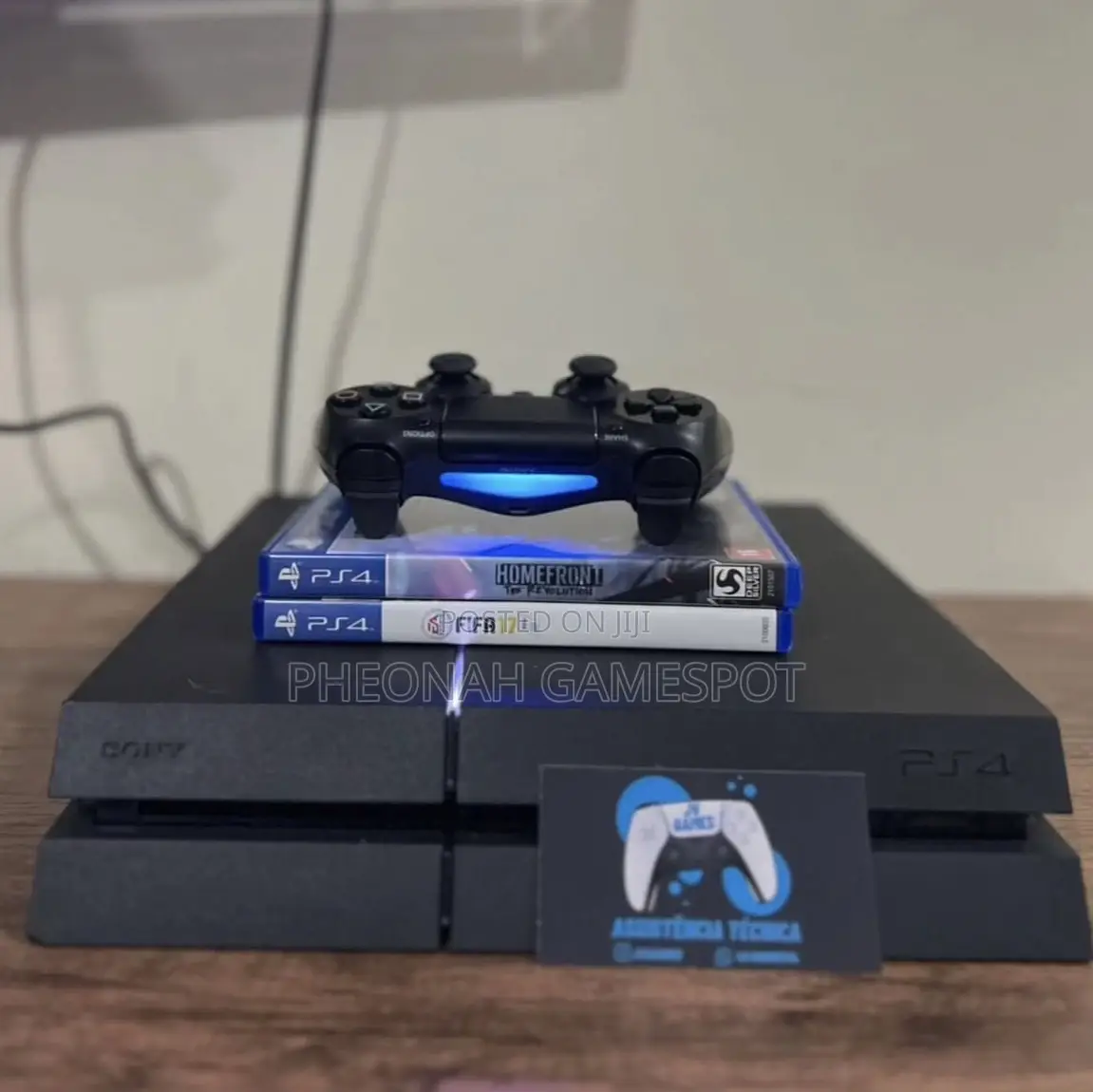 Ps4 Premium Home Gaming System With 2 Pads and 18 Games Ready