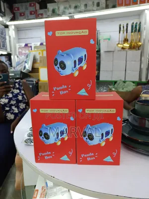 Panda Bus Shaped Water Bottle For Kids.