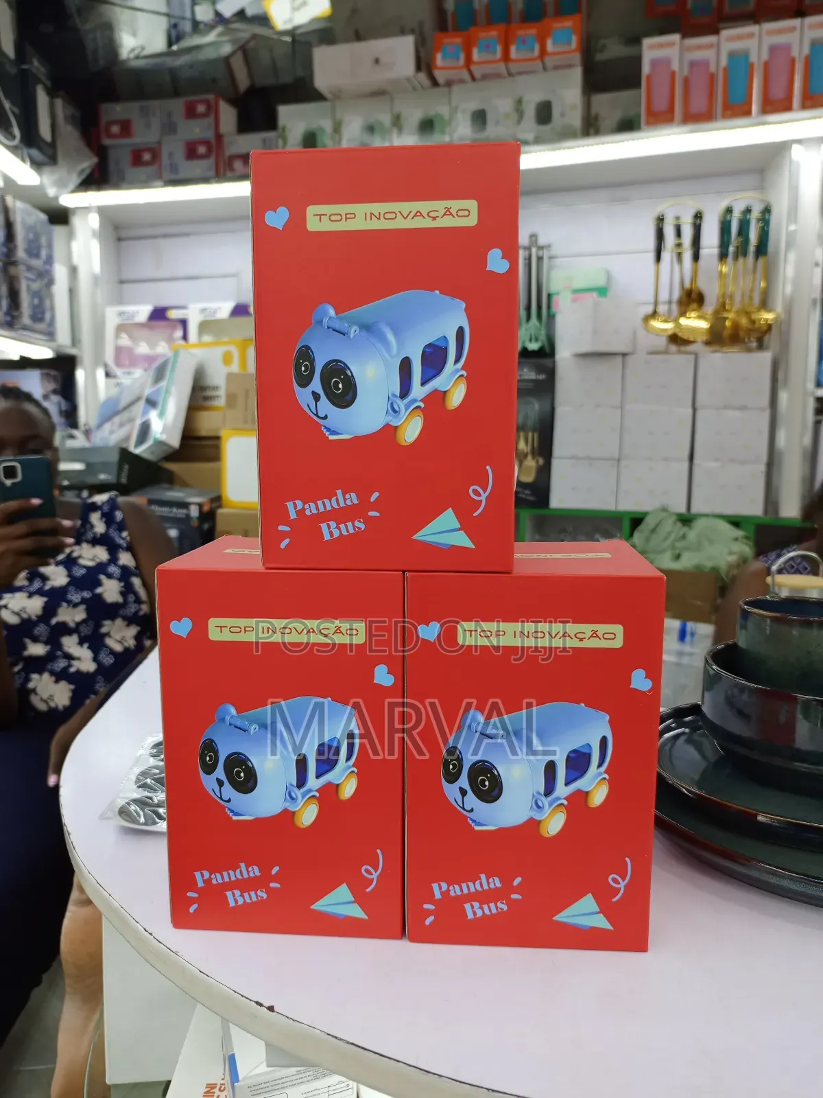 Panda Bus Shaped Water Bottle For Kids.