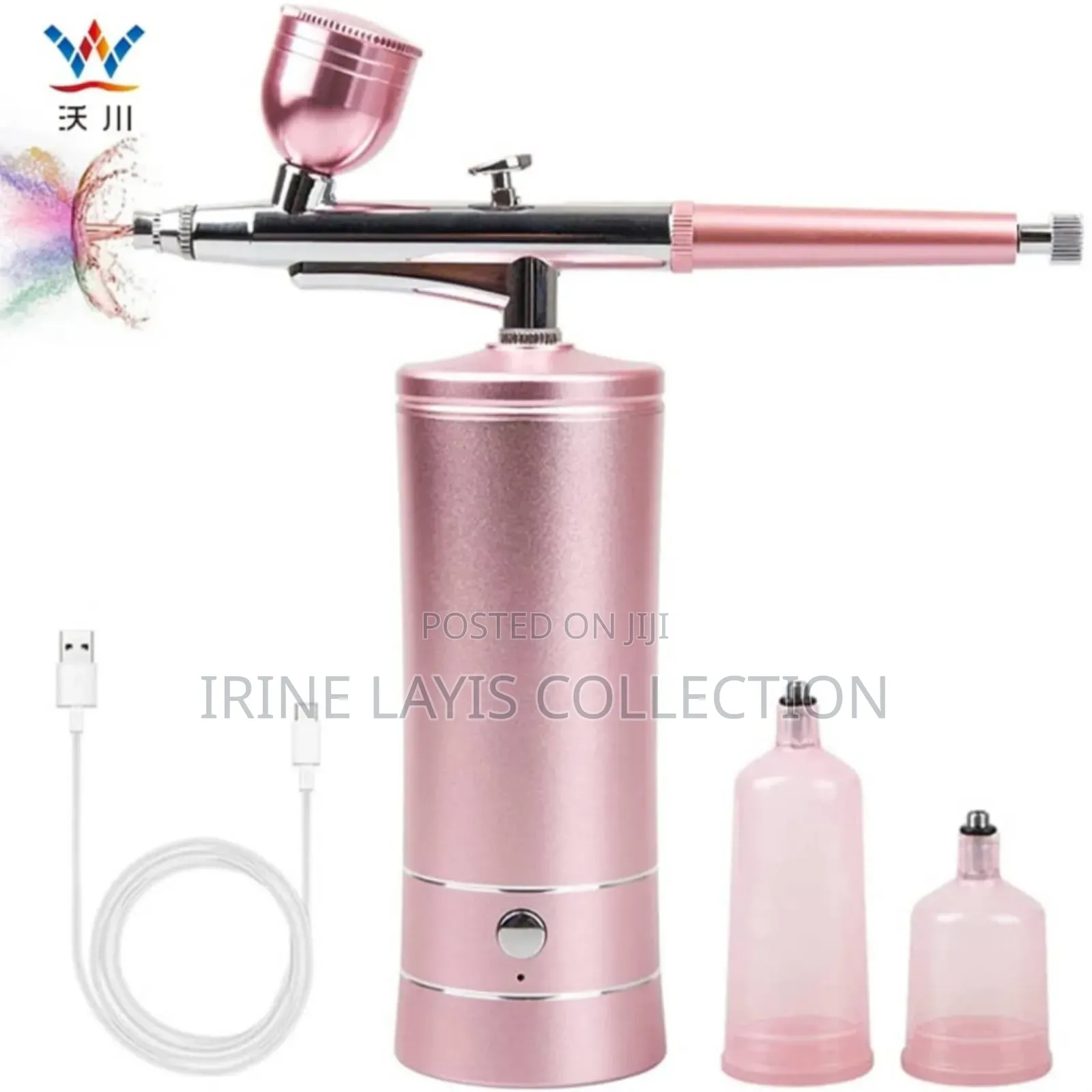 Rechargeable Portable Airbrush Kit With A Compressor.