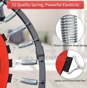 Foldable Mini Exercise Trampoline With an Adjustable Handle Bar