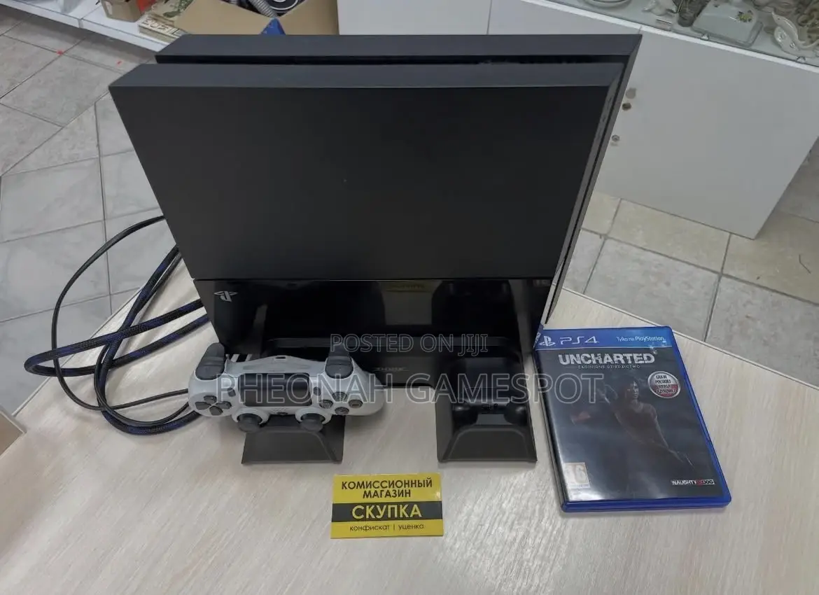 Ps4 Tested Power Console With 2 Controllers and 16 Games Ready.