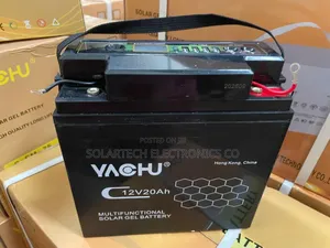 Yachu 20ah Solar Gel Battery for Lighting Charging