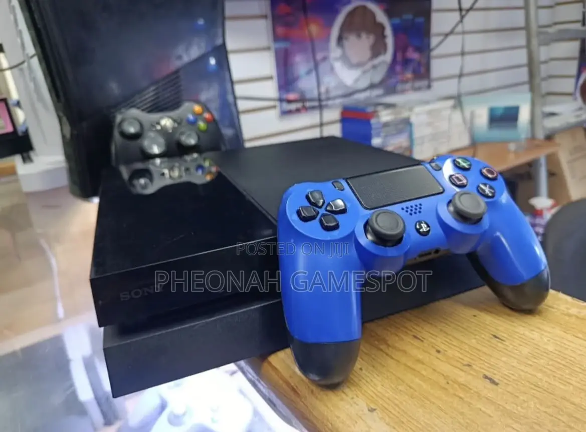 Ps4 Immersive Entertainment Setup, 2 Pads Included With 13 Games.