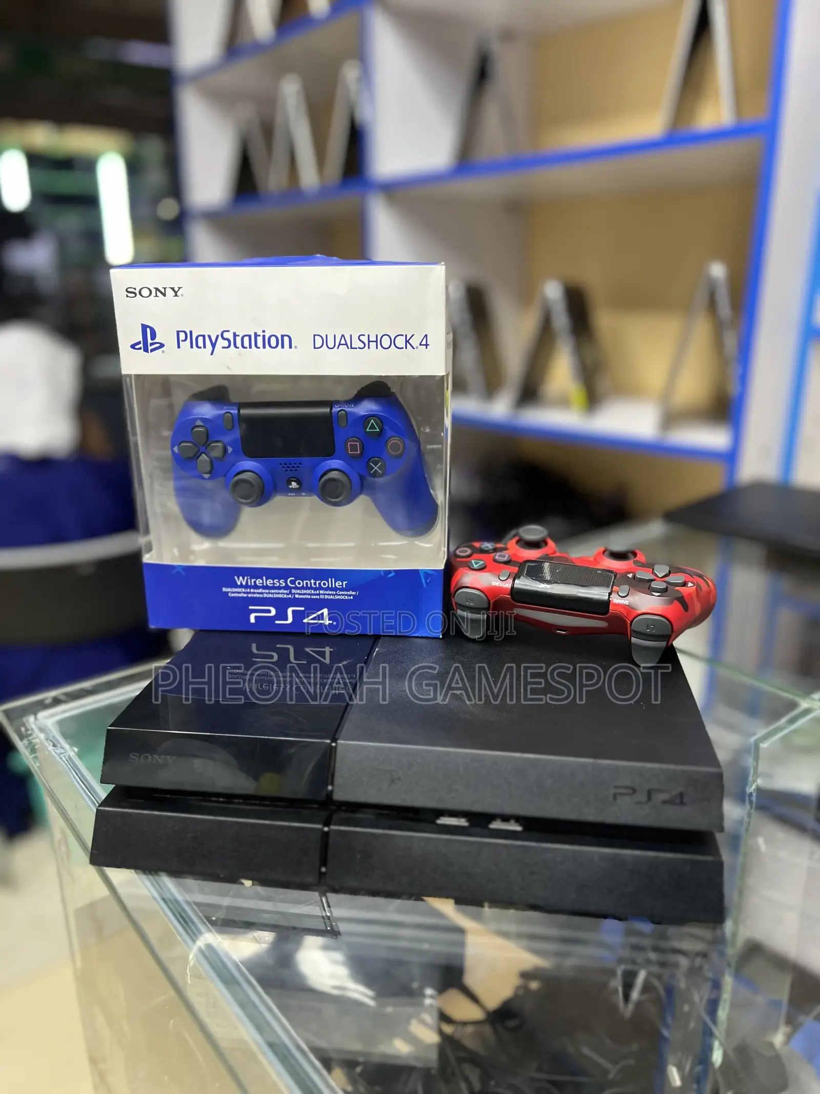 Ps4 Solid Gaming Machine With 2 Controllers and 18 Games Loaded.