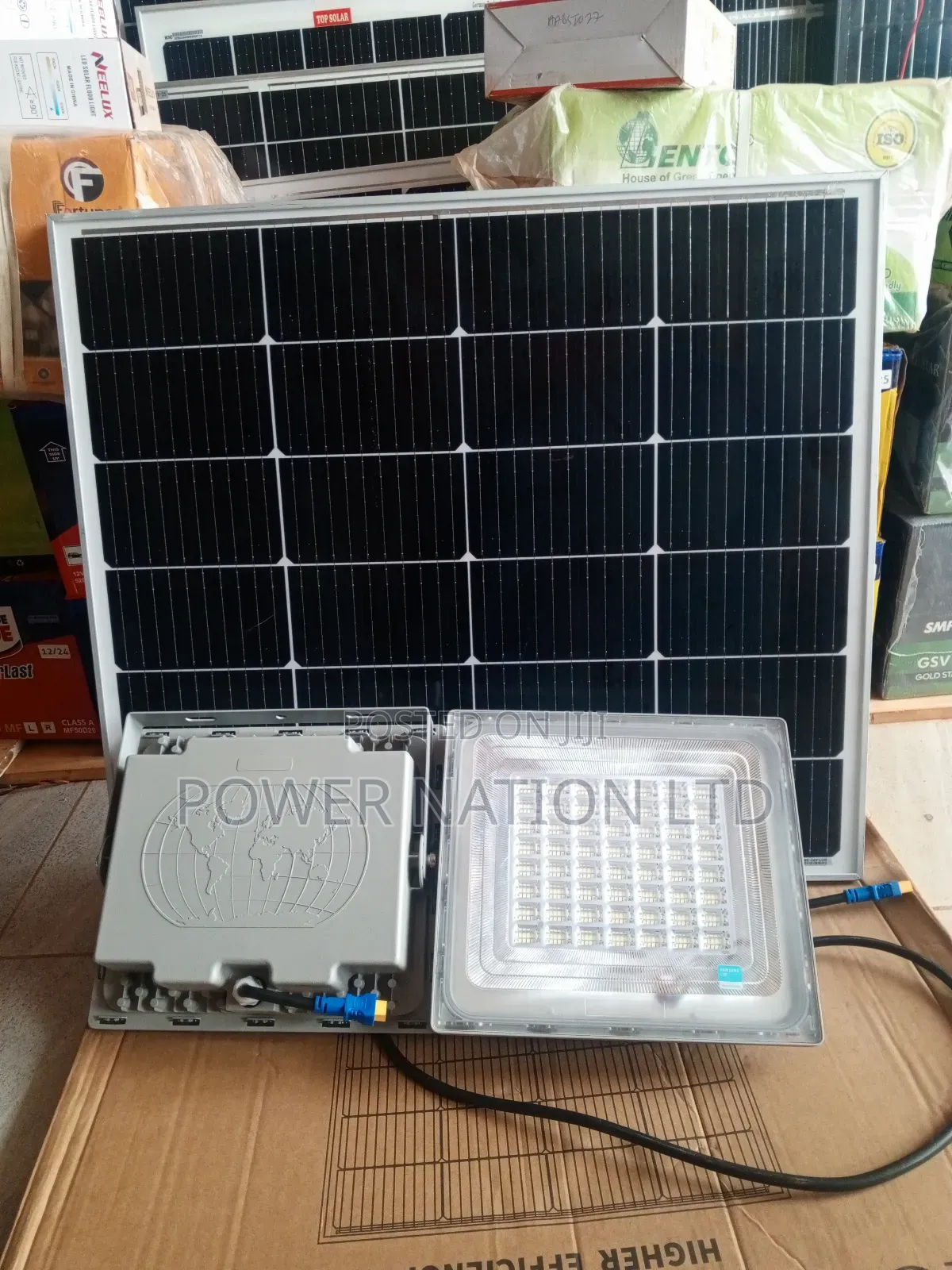 500w Blue Carbon Outdoor Solar Flood Light Wawa