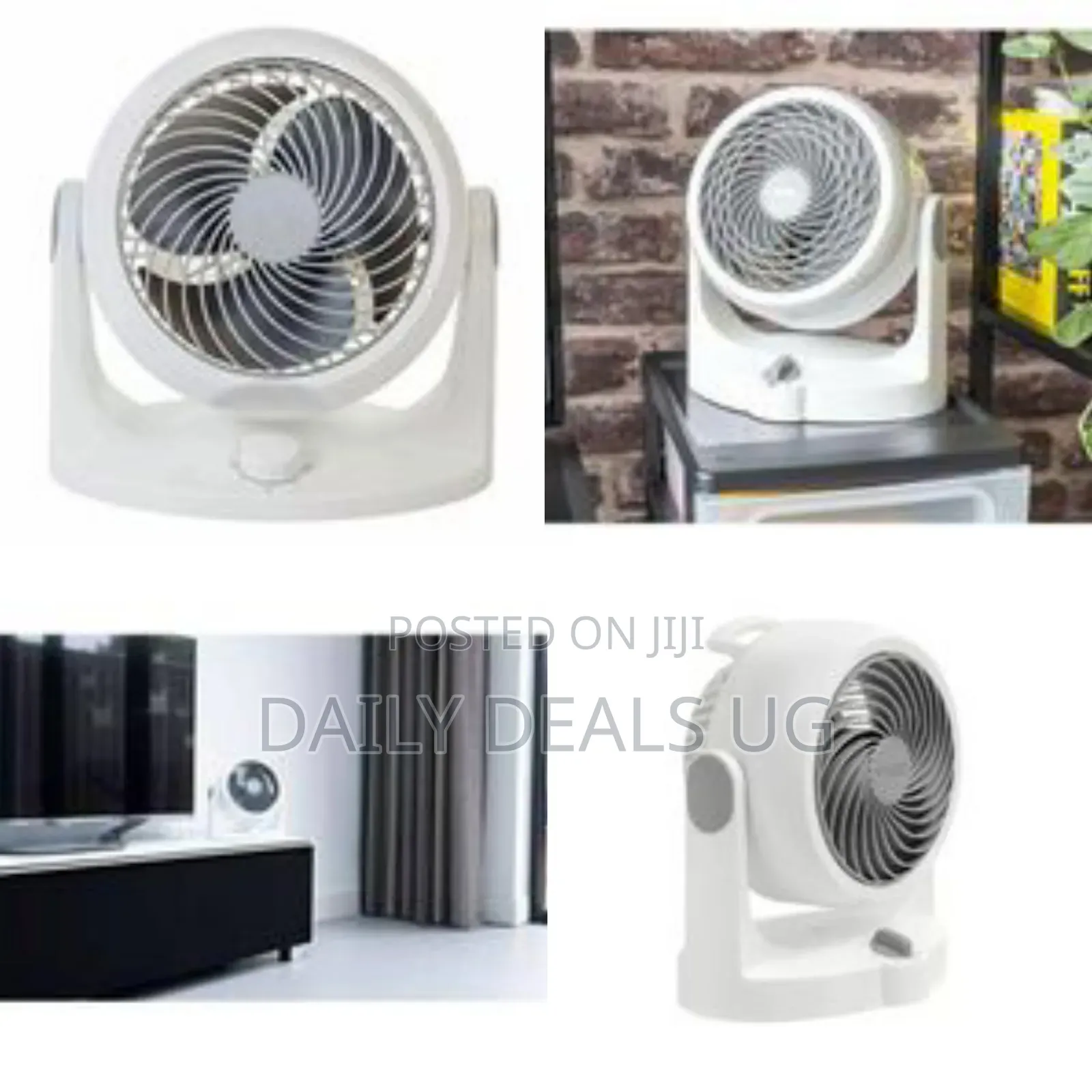 Lexical Compact Table-Top Air Circulation Fan - Multicolor