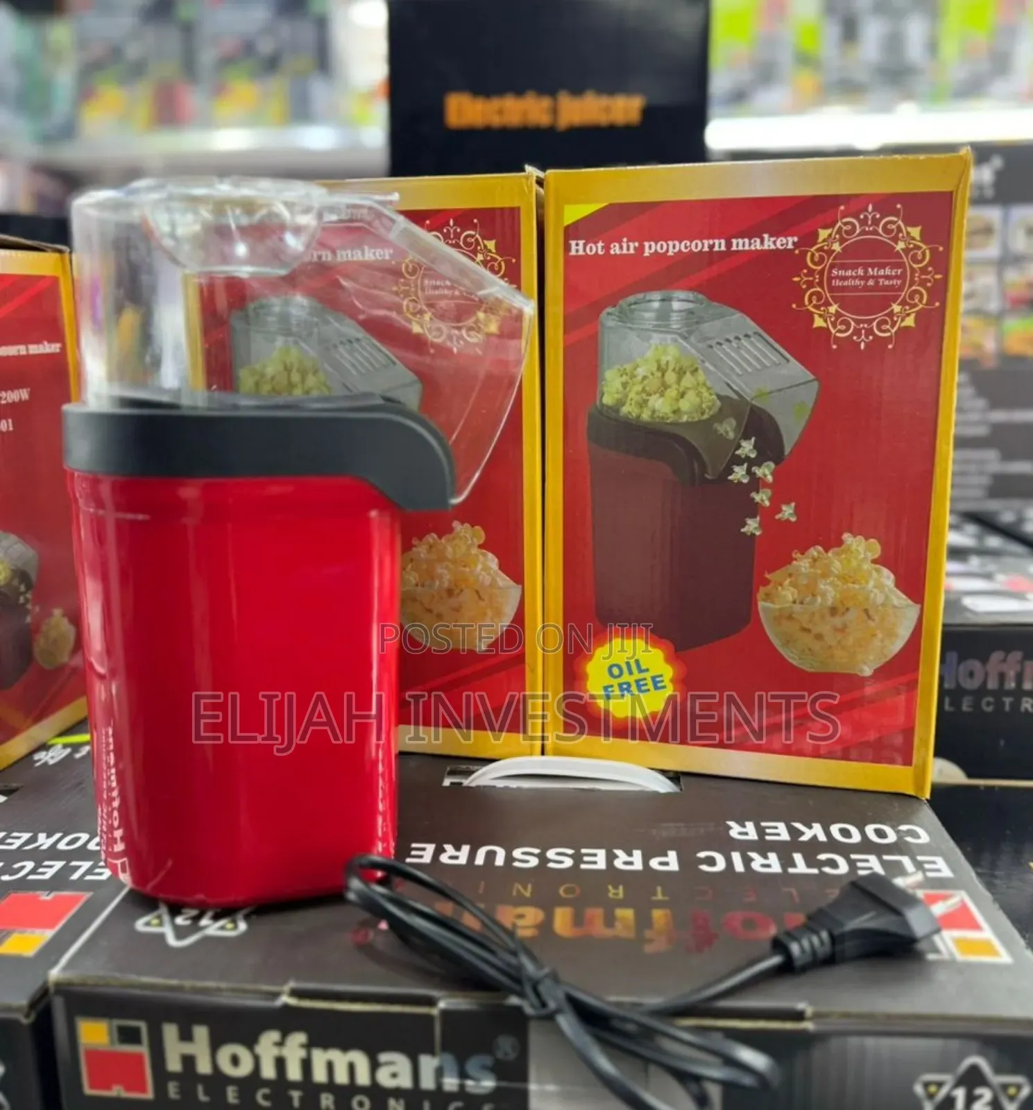 Oil Free Home Popcorn Making Machine