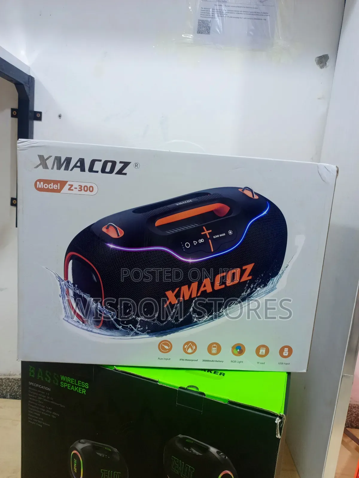 Xmacoz Model Z-300 Bluetooth Speaker,