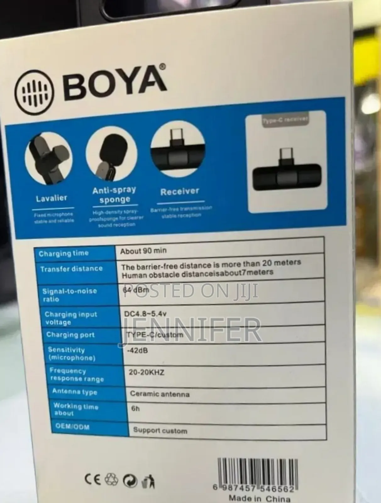 Boya by-Mw3 Wireless Microphone System.