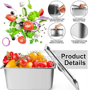 Deep Steam Table Pan With Lid