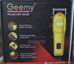 Geemy Gold Gm-6668 Professional Hair Clipper.