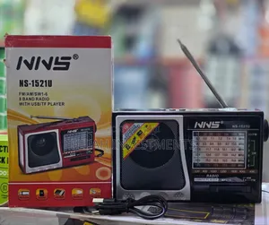 NNS Ns-1521u Portable 8-Band Radio and Music
