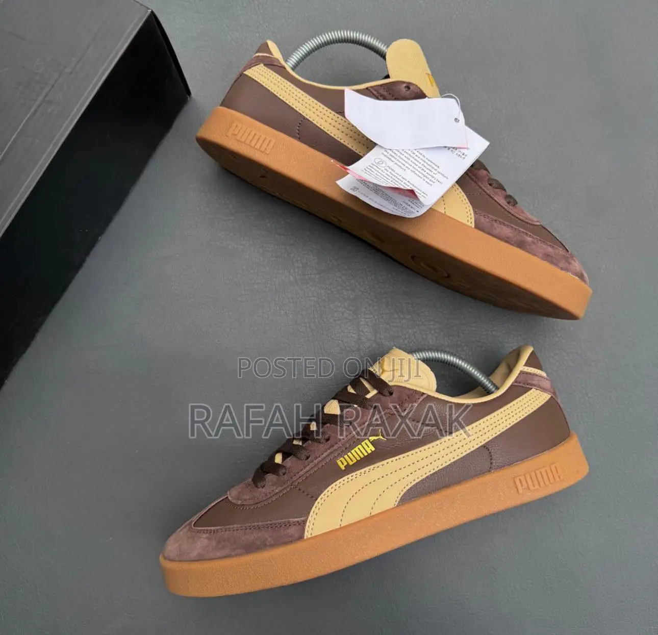 Original Brown Puma Club Ii Era Casual Sneakers