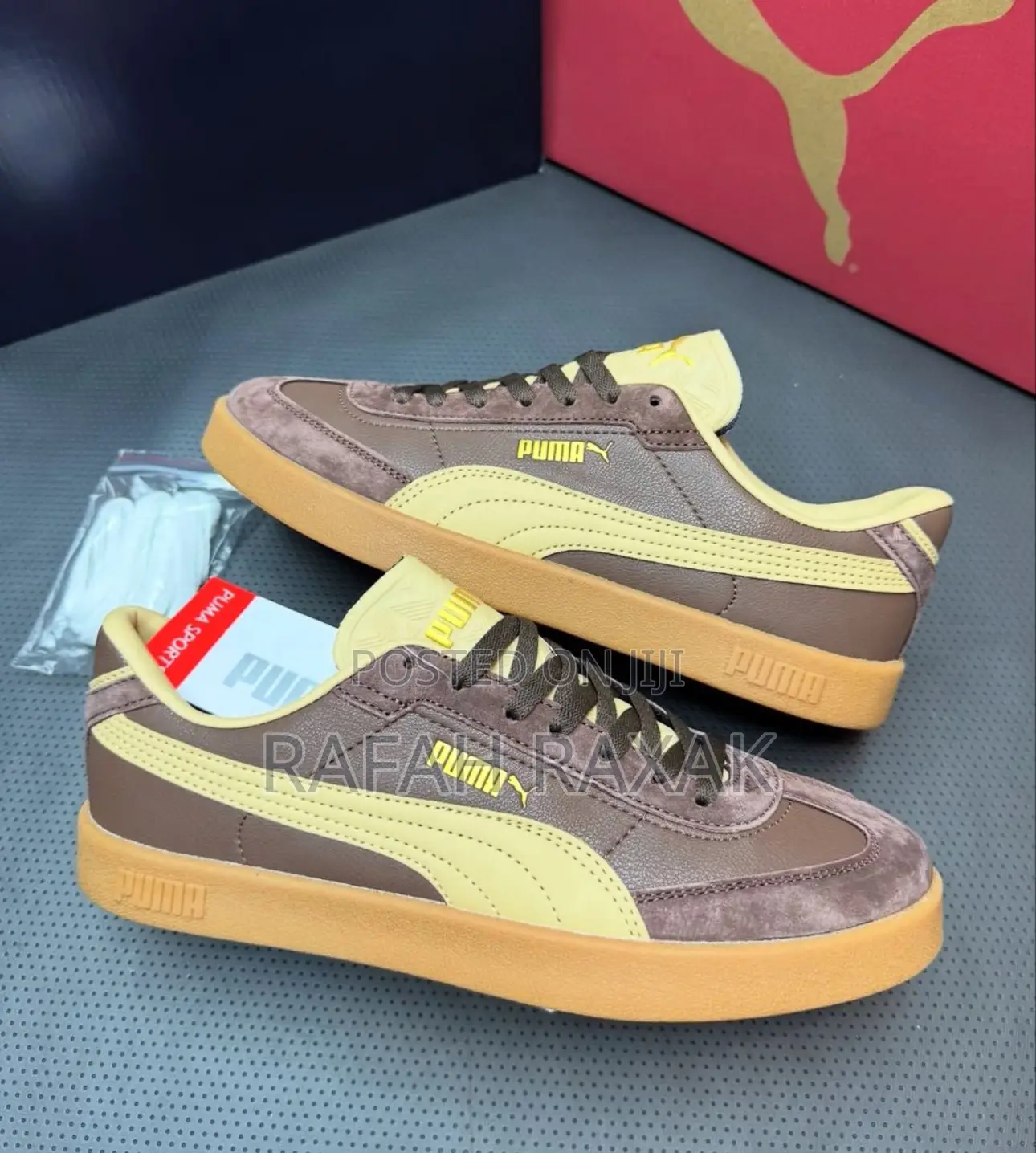 Original Brown Puma Club Ii Era Casual Sneakers