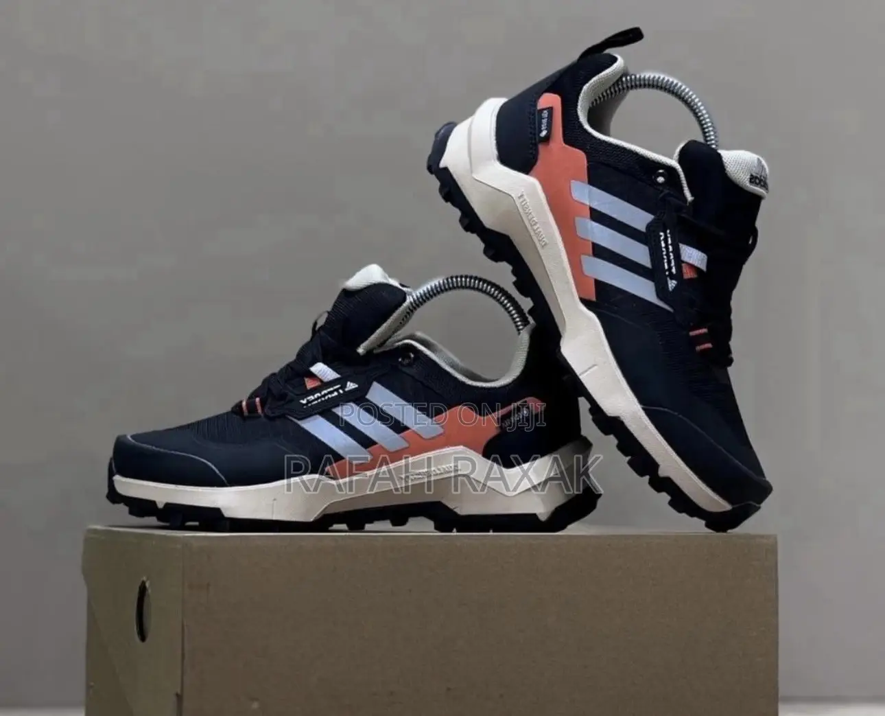 New Classic Men’S Adidas Terrex Ax4 Black Hiking Sneakers