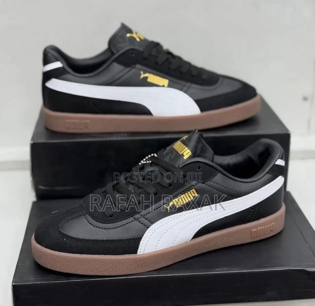 Men’S Black Puma Club Ii Era Sneakers