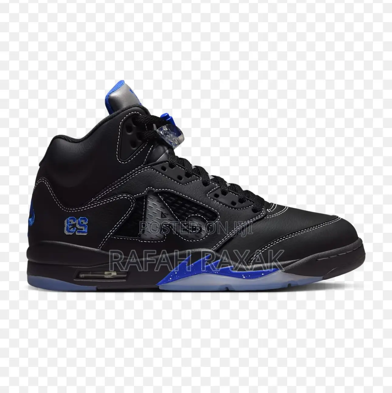 Awake Ny X Air Jordan 5 Retro “Black Racer Blue” Sneakers