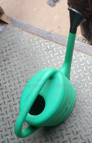 Green Plastic Watering Can