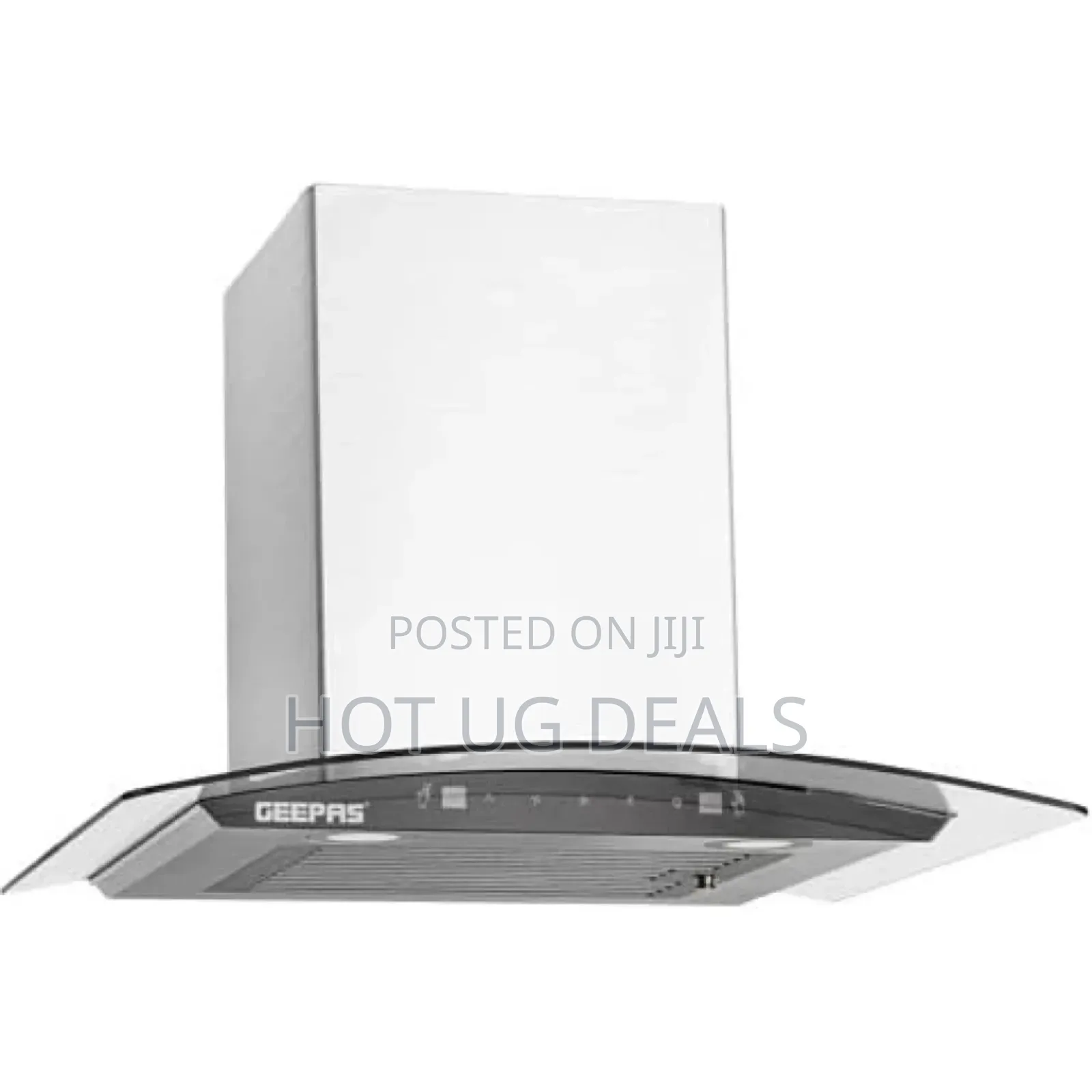 Geepas 60 Cm Digital Slim Rangehood Chimney With Charcoal Filter-