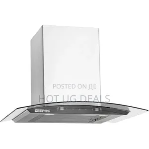 Geepas 60 Cm Digital Slim Rangehood Chimney With Charcoal Filter-