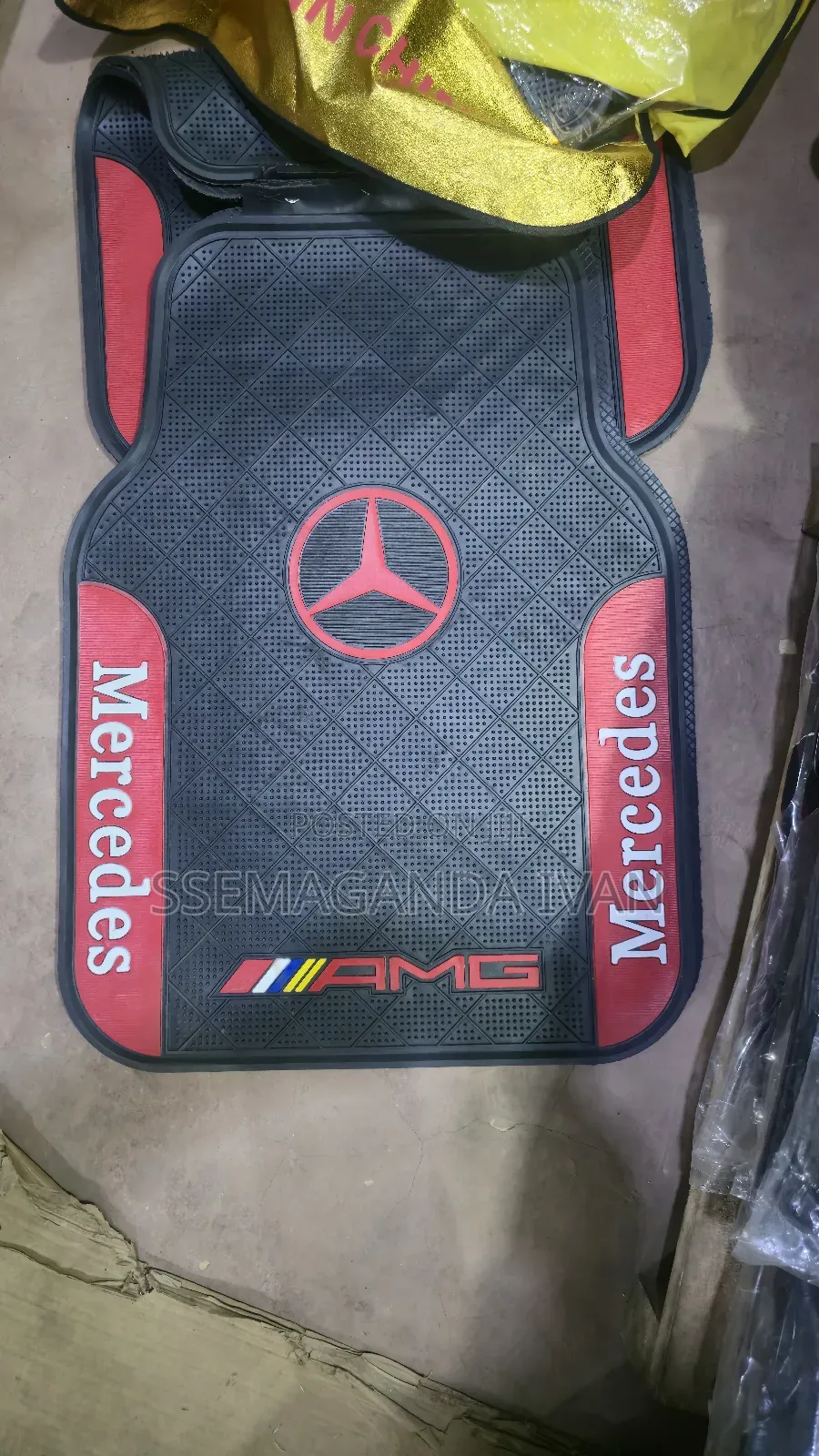 Benz Amg Red Floor Carpets