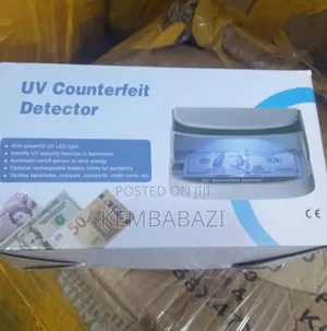 Rechargeable Portable Uv Counterfeit Money Detector.