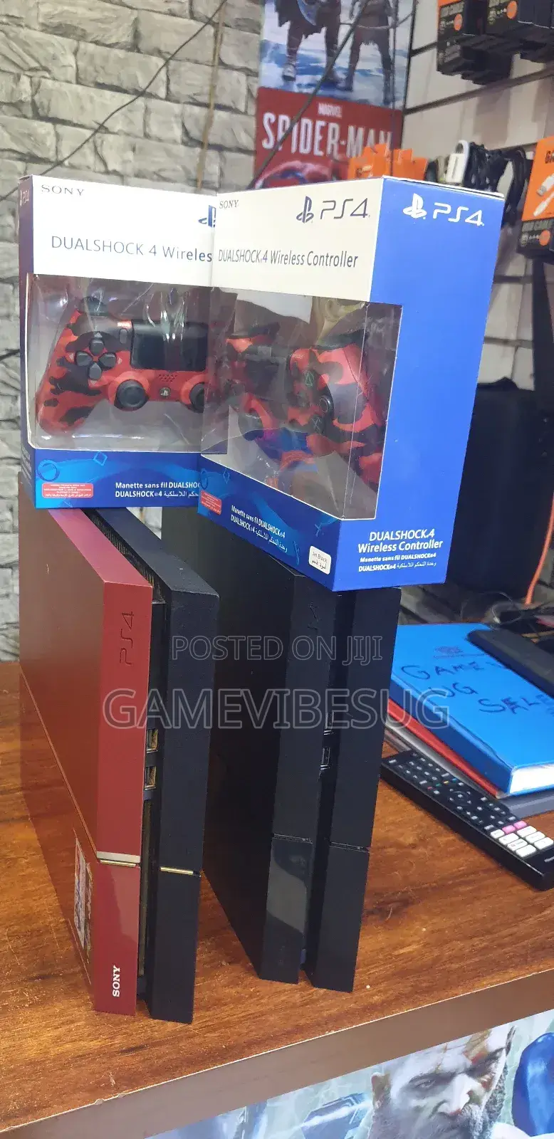 Playstation 4 System Bundle: Includes 2 Controllers 10 Games