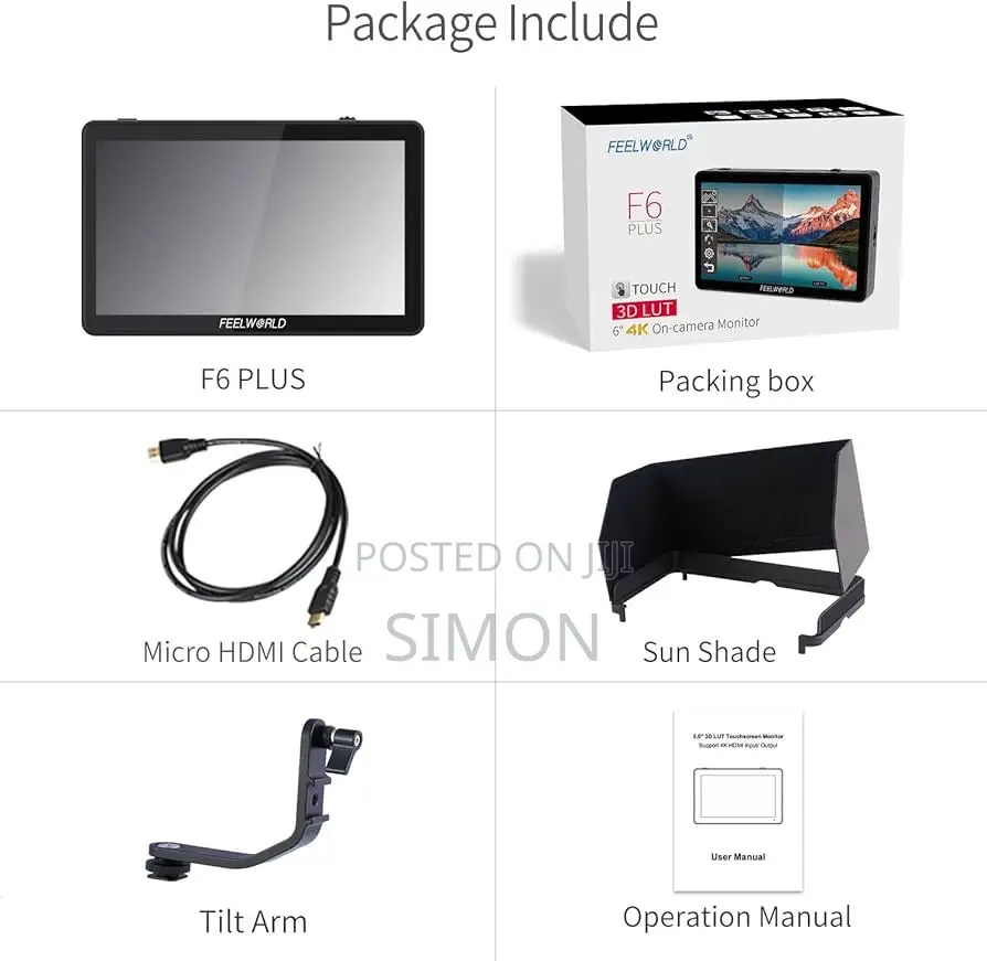 Feelworld F6 V2 Plus Touch Screen Monitor