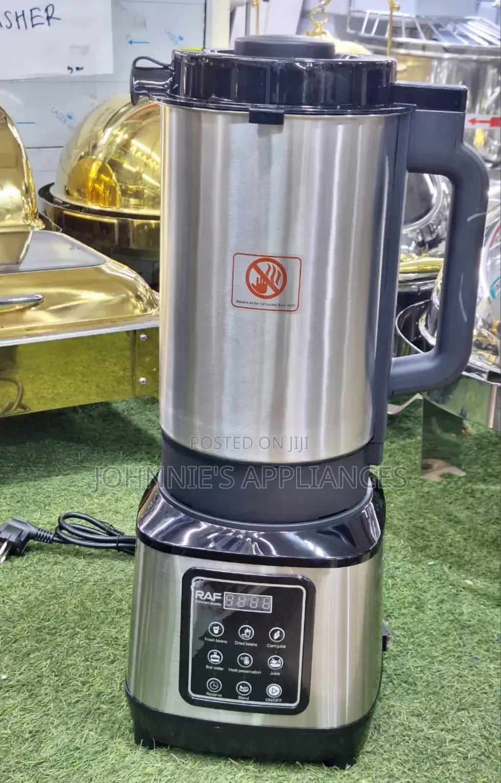 Raf Multifunction Electric Blender Soy Milk Maker – Stainless Steel