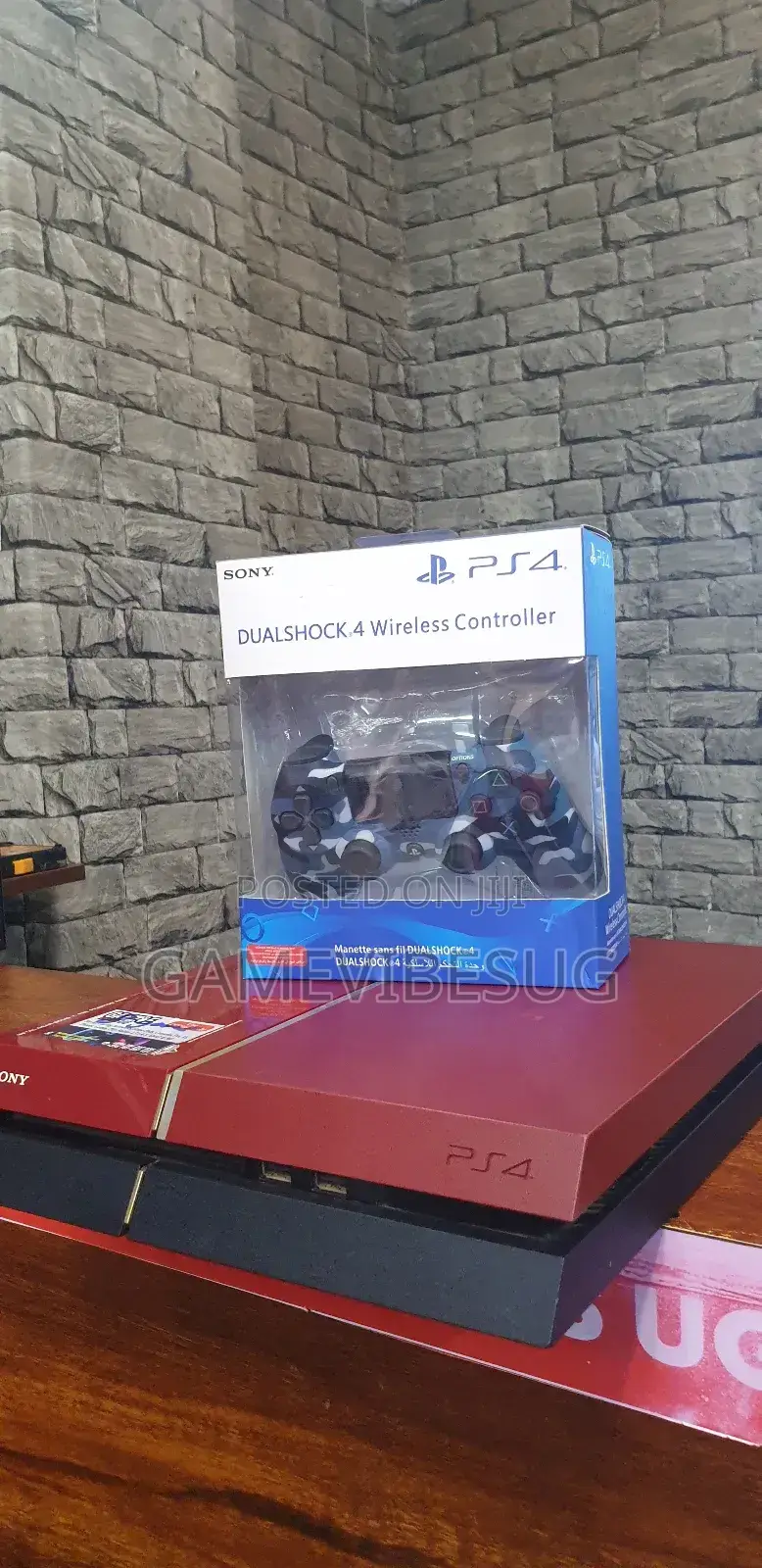 Clean Sony Ps4 Console Set - 2 Controllers and 10 Games