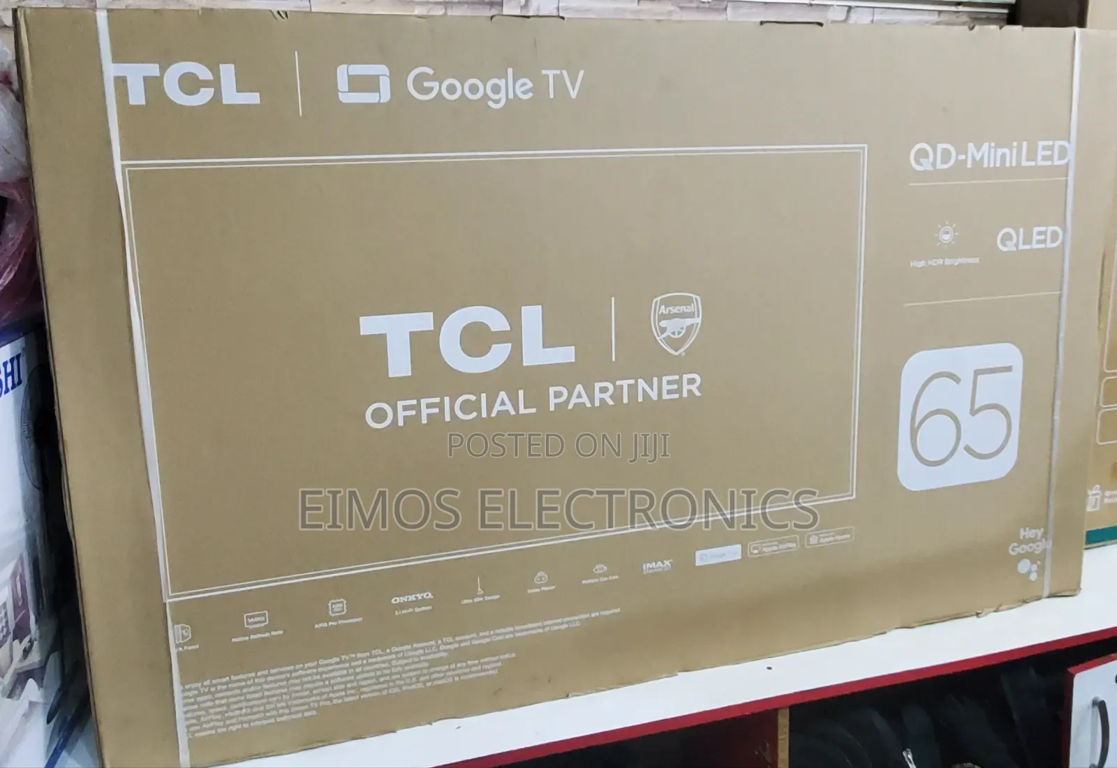 65 Inches TCL Qd Mini Led Smart Google Tv