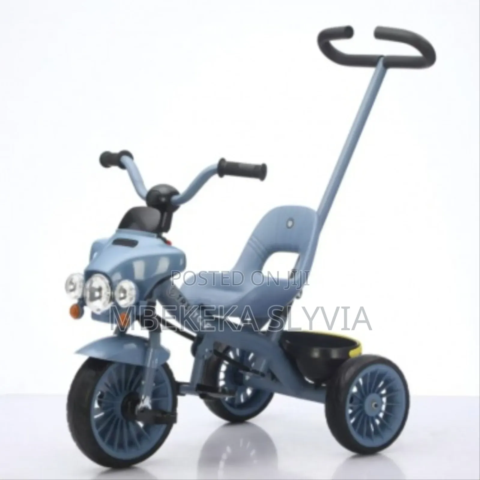 Kid's Tricycle With Sit-Belt and Push Handle 1-4 Years