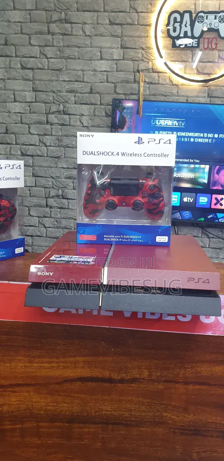 Standard Ps4 Console Bundle - 10 Physical Games 2 Remotes