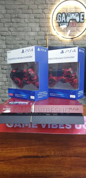 Ps4 Black Console Bundle - 10 Disc Games 2 Wireless Pads