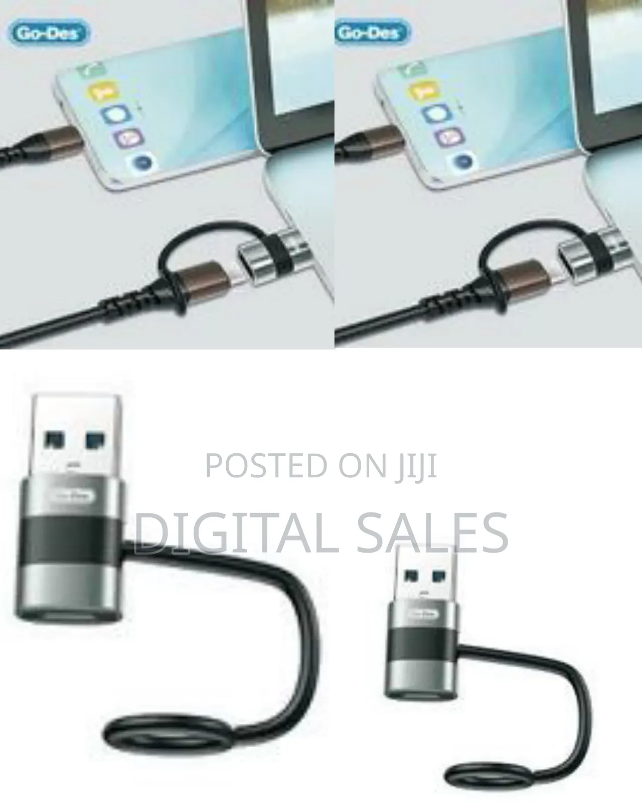 Go-Des Usb 3.0 to Type-C Convert Adapter