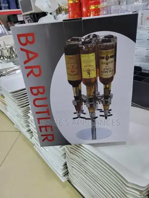 Bar Butler Bottle Holder or Dispenser Free Standing Alone
