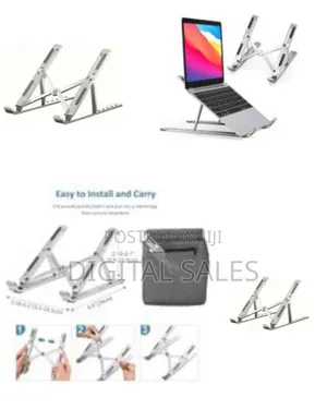 Adjustable Laptop Stand for Desk- Foldable Aluminum Laptop