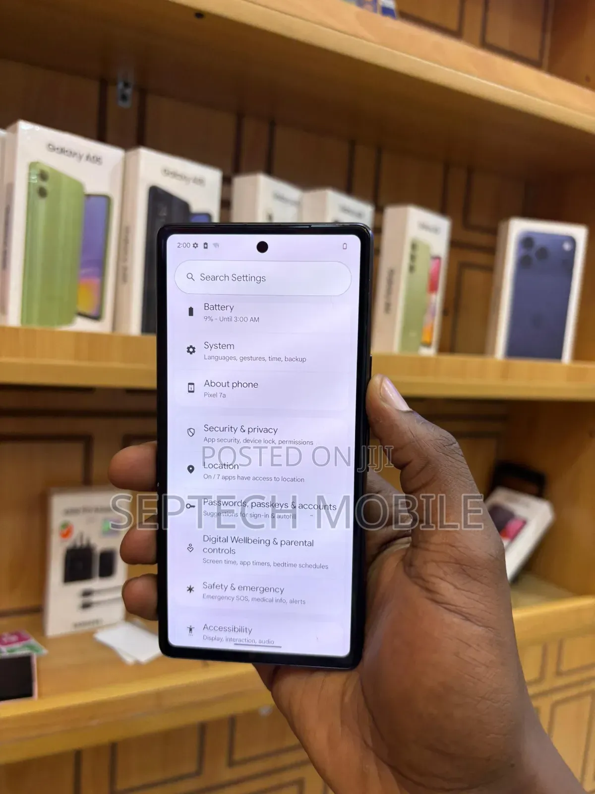 New Google Pixel 7a 128 GB Black