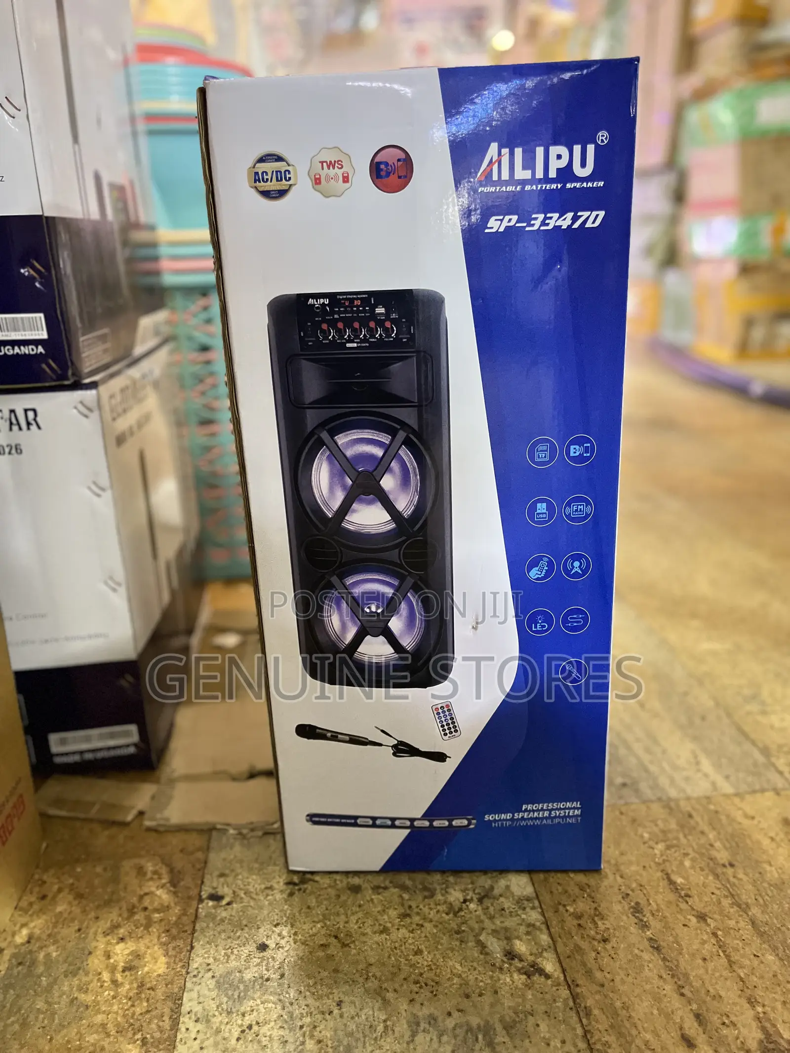 Allipu Rechargeable Speaker With a Microphone ( Sp-3347)