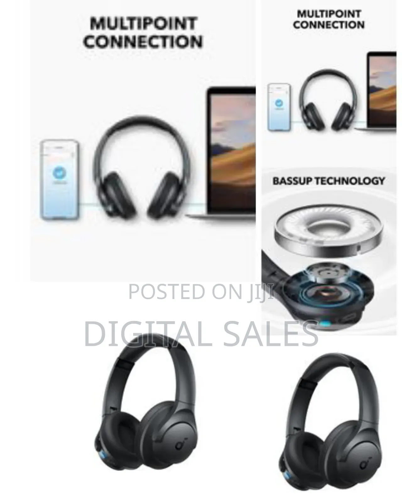 Anker Q11i Wireless Over-Ear Bluetooth Headphones by Anker, Deep Bass