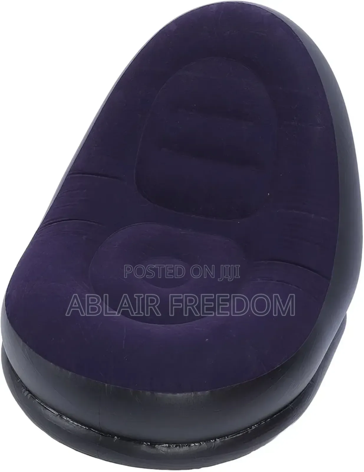Comfortable Air Chair With Foot Stool + Electric Air Pump