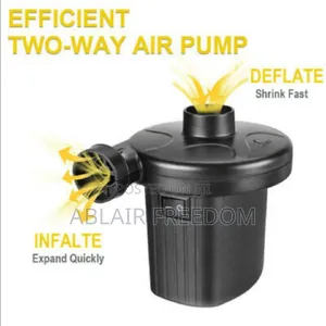 Comfortable Air Chair With Foot Stool + Electric Air Pump