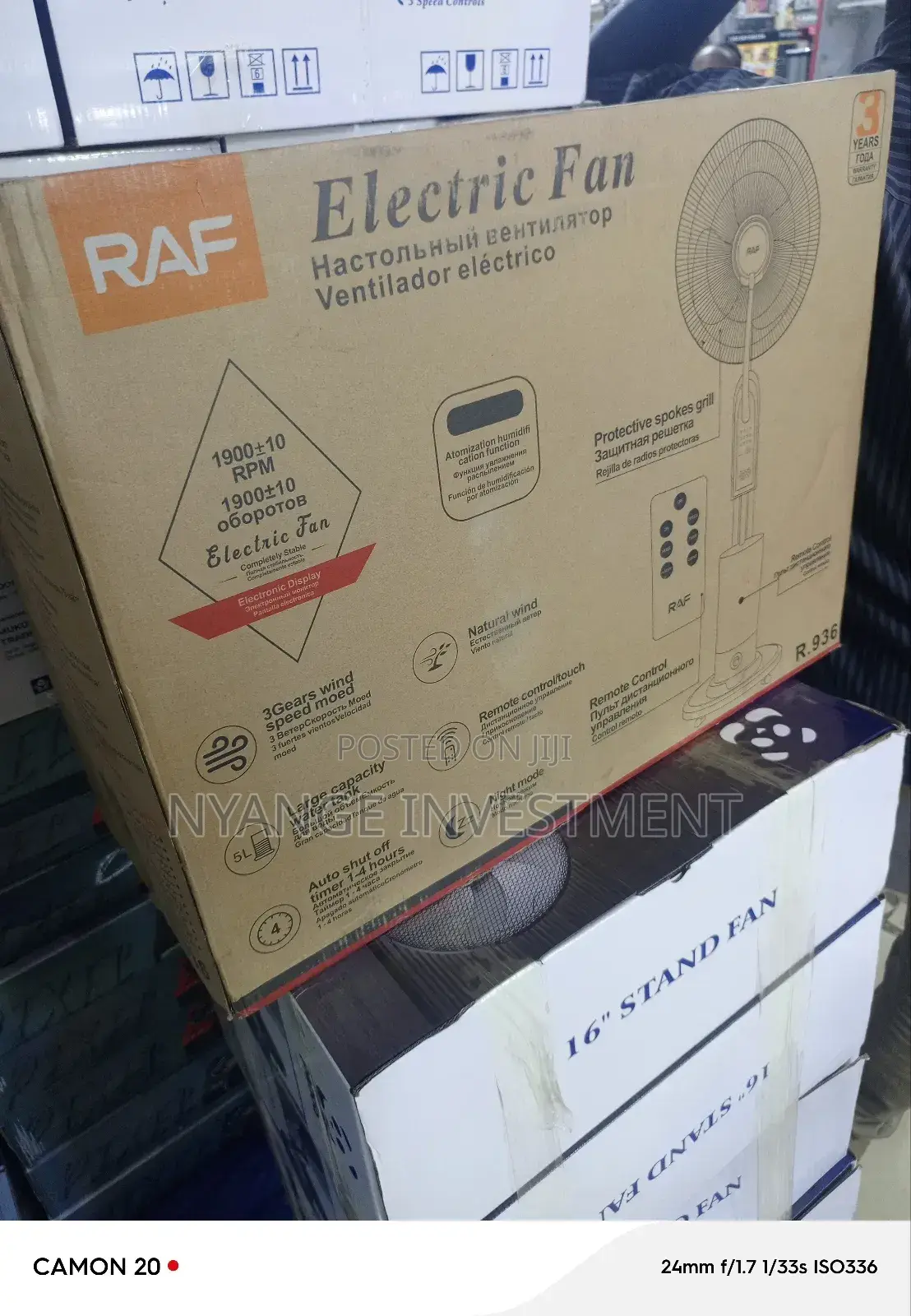 Raf Electric Mist Fan.