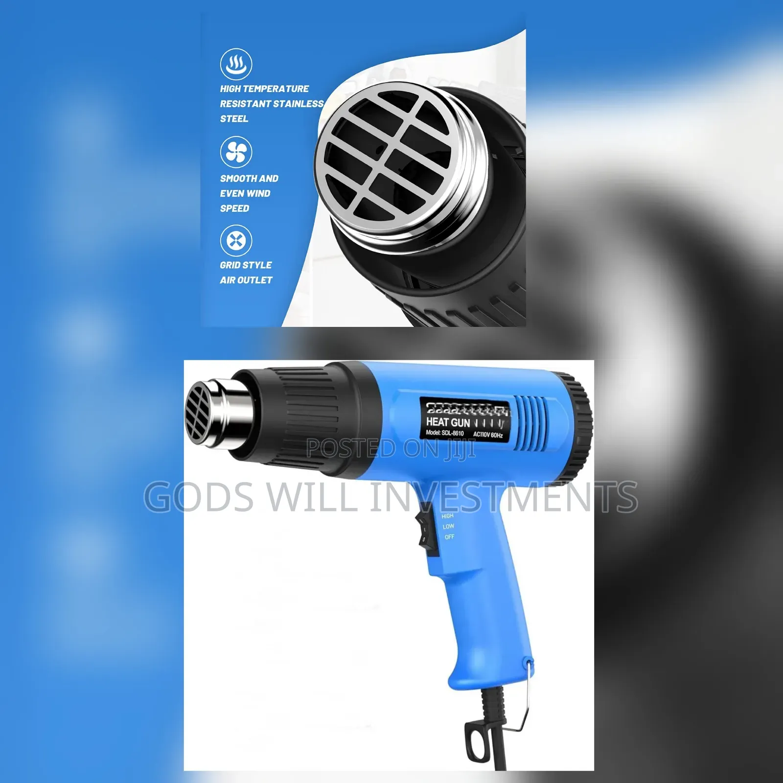 Industrial Electric Hot Air Heat Gun