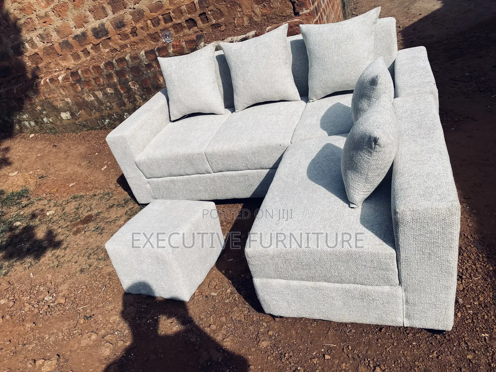 Mini Offwhite L Sofas