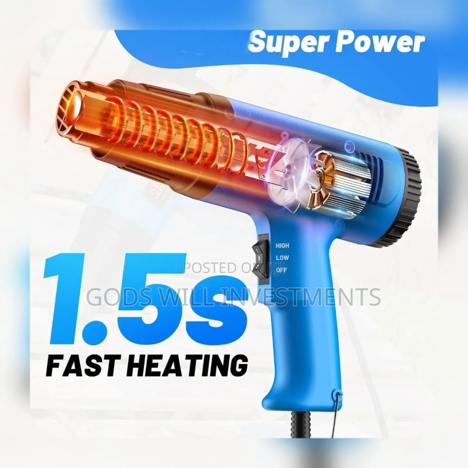 Industrial Electric Hot Air Heat Gun