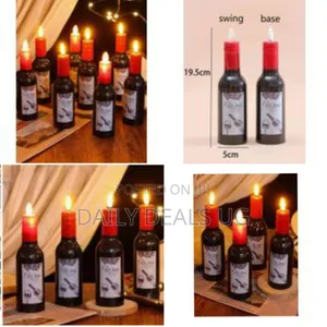 Other 12pcs Of Wine Shaped Candle Lights