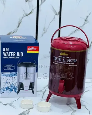 9.5l Water Tea Hot And Cold Thermo Flask - Red