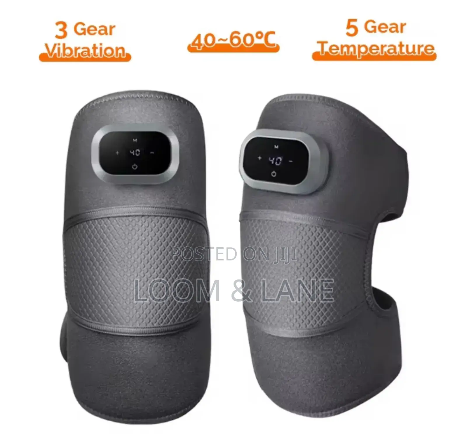 3-in-1 Knee Massager Pad With Heat and Vibration Functions